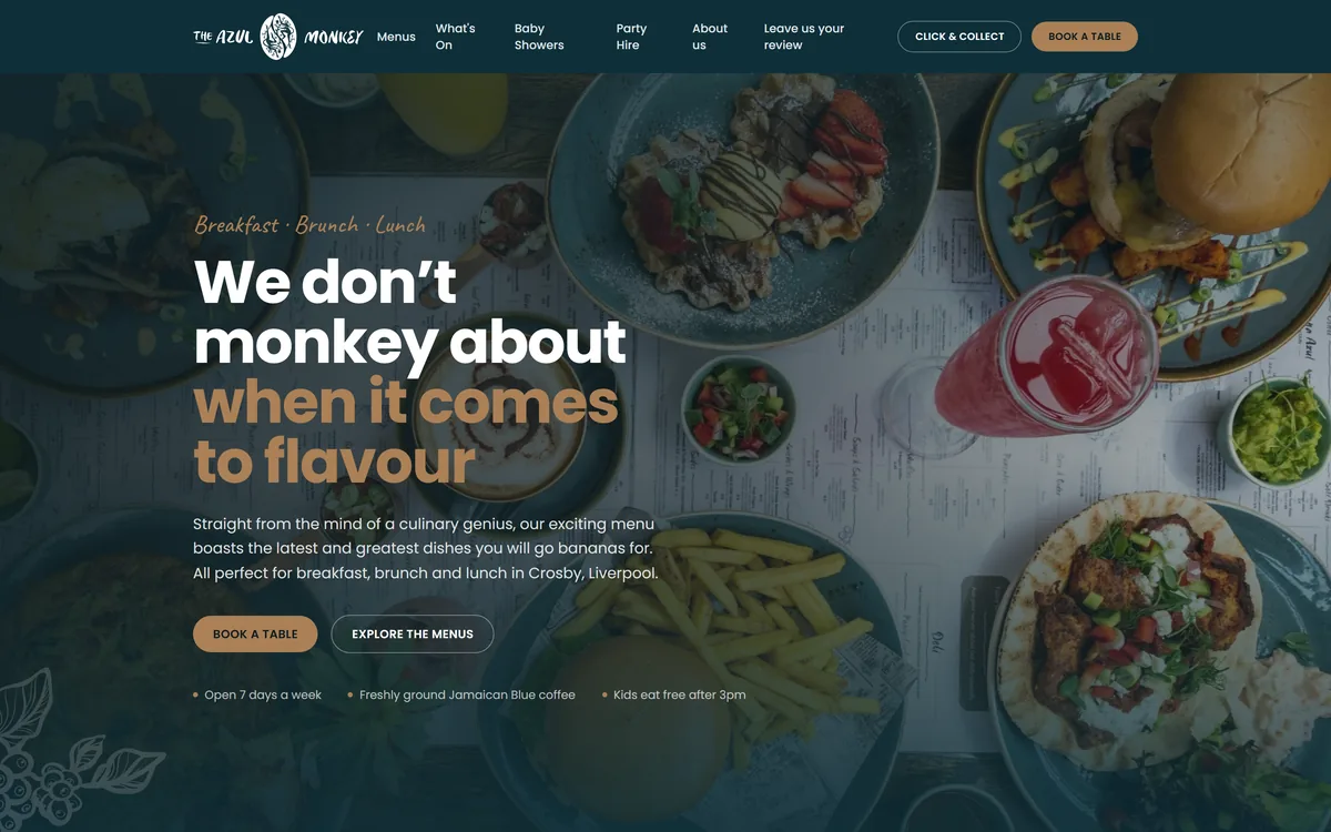 The Azul Monkey website